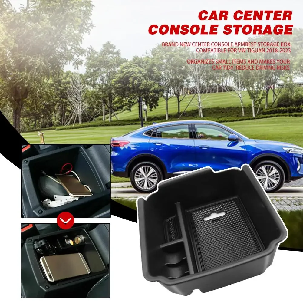 صندوق تخزين مسند ذراع السيارة ، ملحقات لفولكسفاغن فولكس فاجن تيجوان-من وتوس من