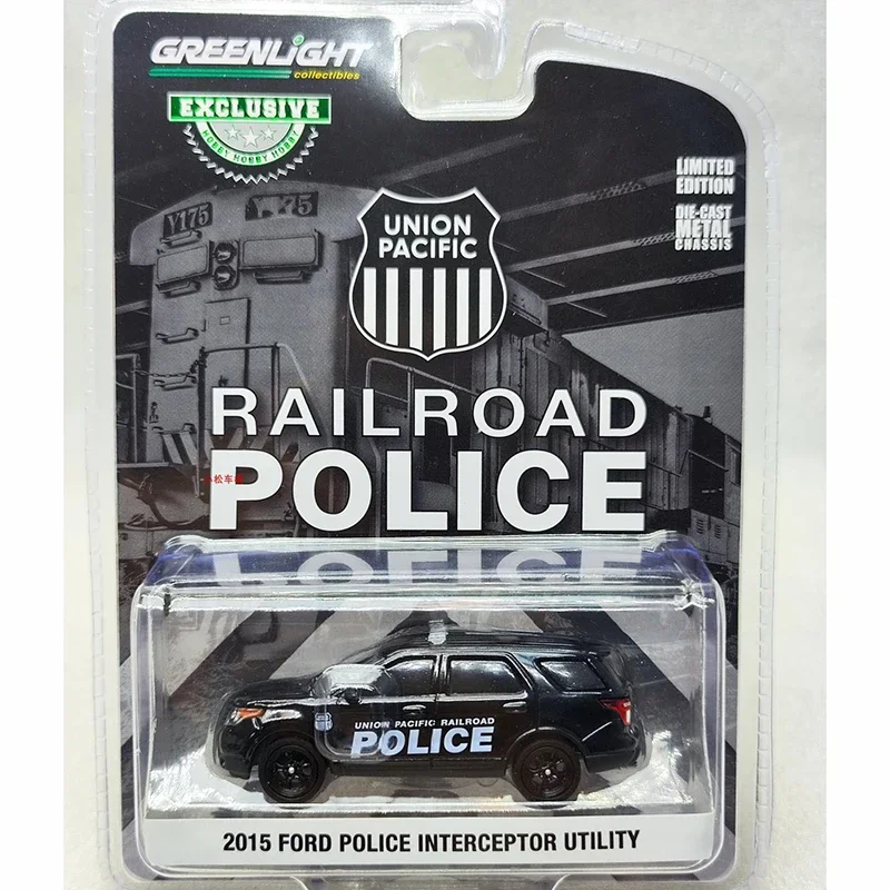 GreenLight Diecast 1:64 Scale 2014/2015 Police Interceptor Utility Alloy Simulation Car Model Holiday Gifts Toys