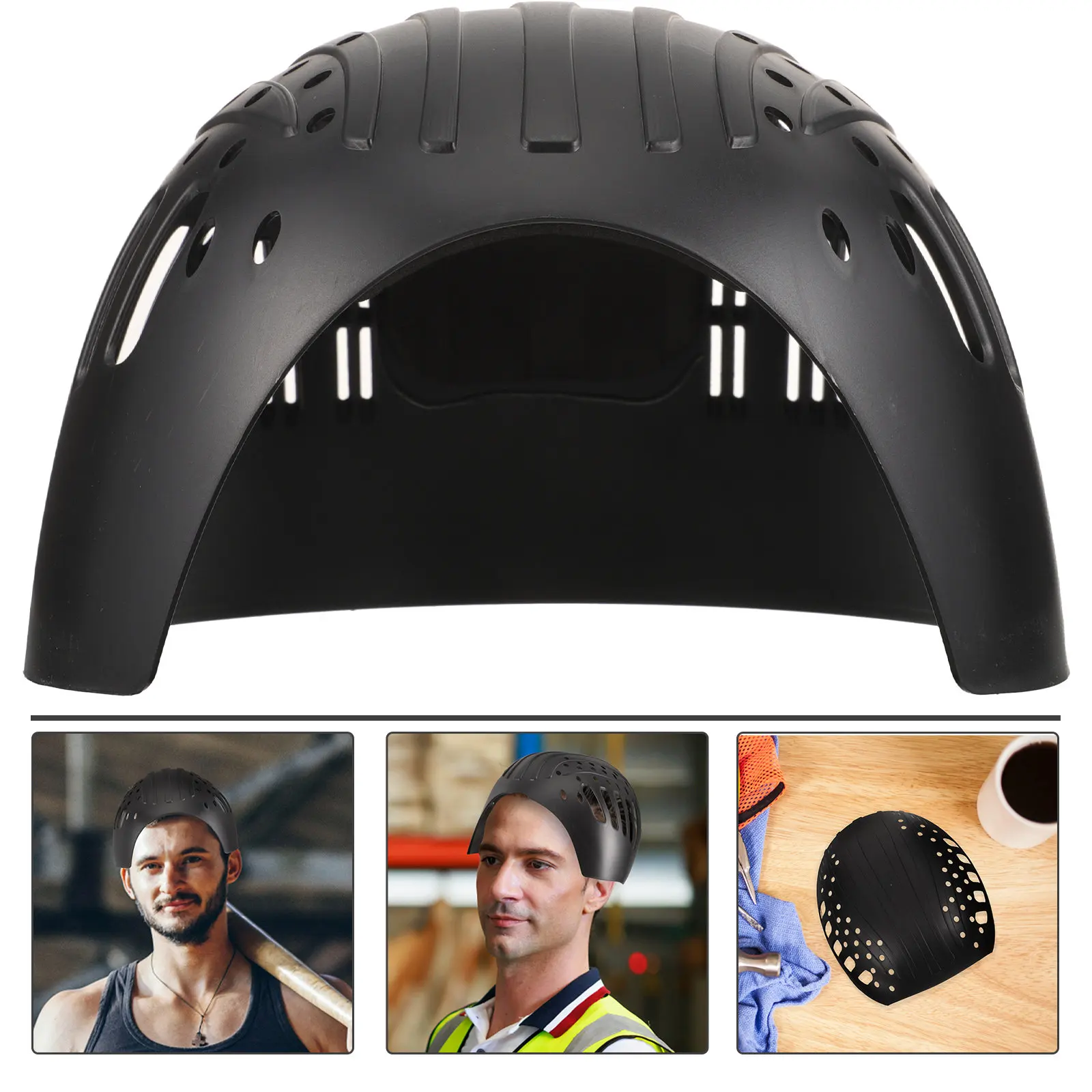 Universal Bump Cap Insert for Baseball Caps Hard Hat Liner Safety Shaper with Air Vents Breathable Comfortable