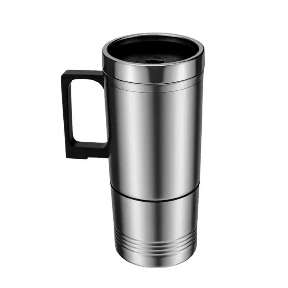 New Car Heating Water Cup Car Heating Thermos Cup 12/24V Electric Cup Stainless Steel Inner Tank Heating Kettle Wear Parts view 5