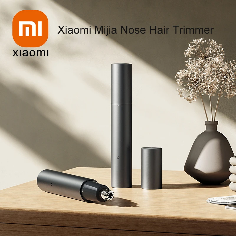 

Электрический триммер для носа XIAOMI Mijia - перезаряжаемый портативный триммер для удаления волос в носу и ушах, безопасный для кожи, безболезненный триммер для бровей для мужчин