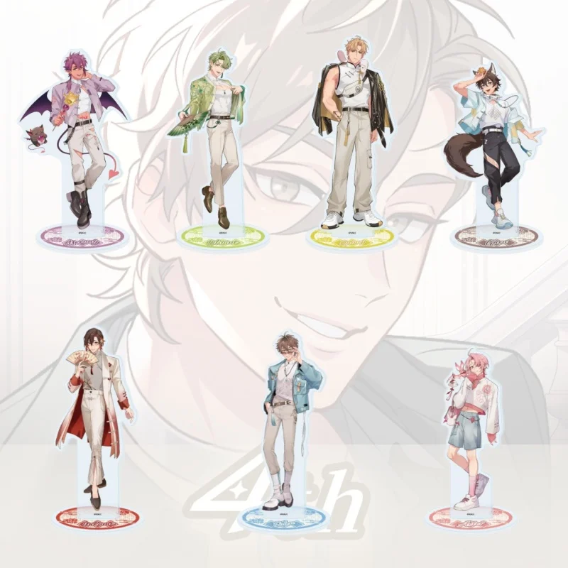 Game NU Carnival BL Anime Kuya Olivine Quincy Acrylic Stand Model Figure Cosplay Plate Holder Topper Keychain Gift