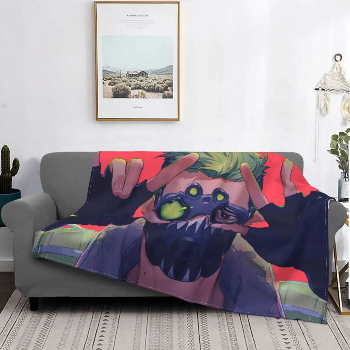 Apex Legends Crypto Shooting Game Blanket Plush Octane Multifunction Plaid Throw Blankets For Car Outdoor Bedding Throws