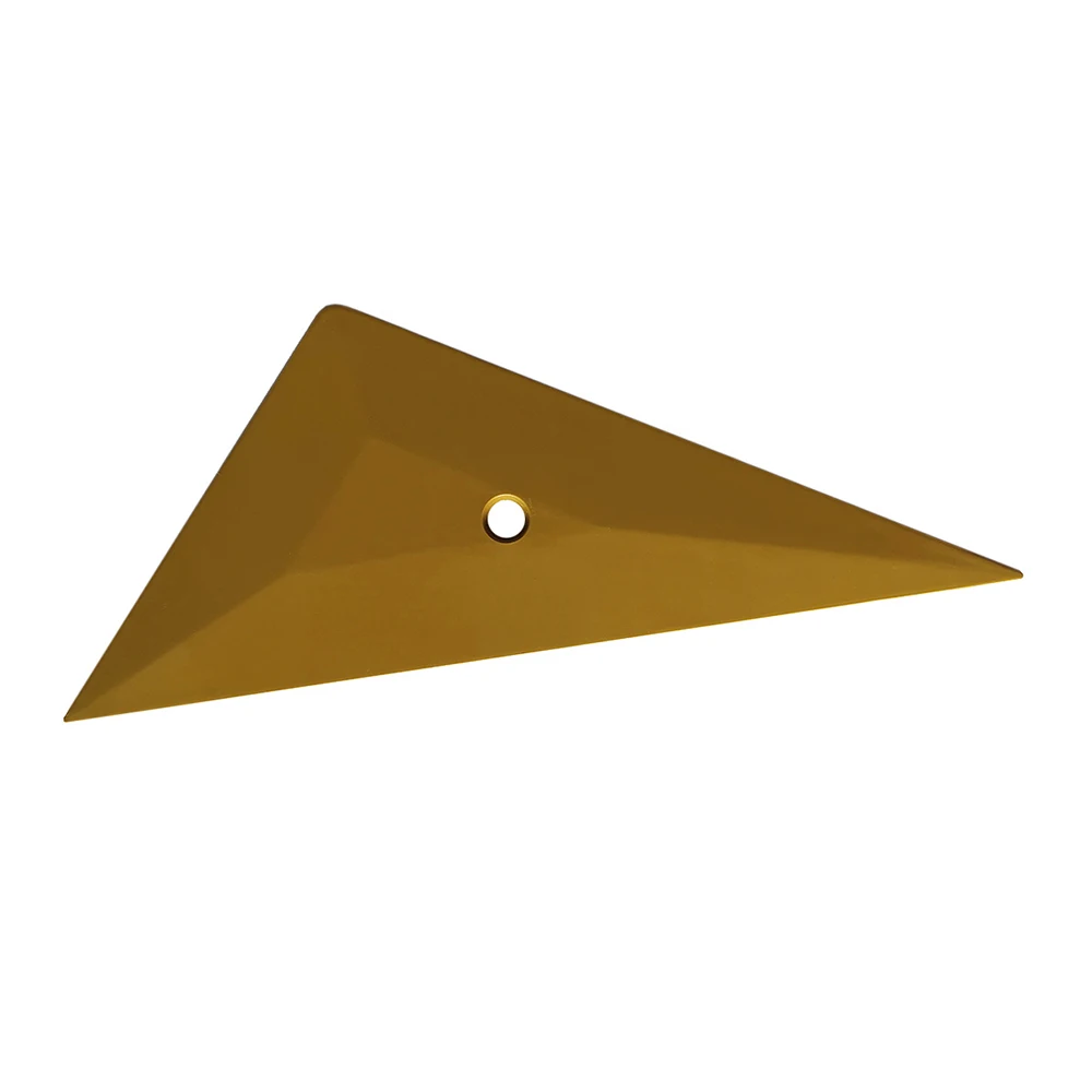 Raclette en vinyle Triangle Go Corner, film en fibre de carbone, outils d\'emballage de voiture, autocollant de fenêtre, teinte, grattoir rond, 5