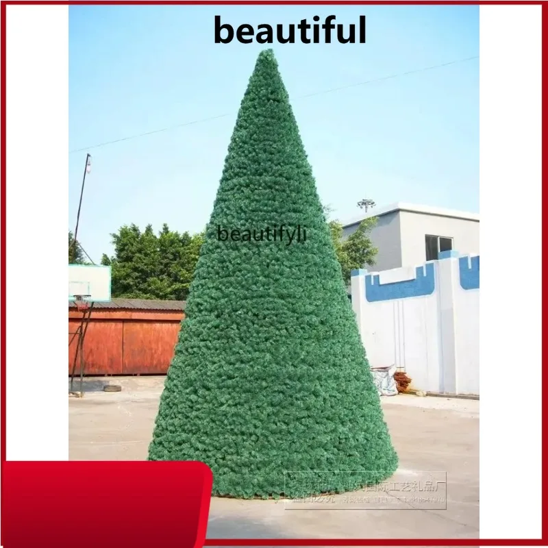 

Large Christmas tree 4 - 5 -6 - 7 M outdoor frame Christmas tree square layout H