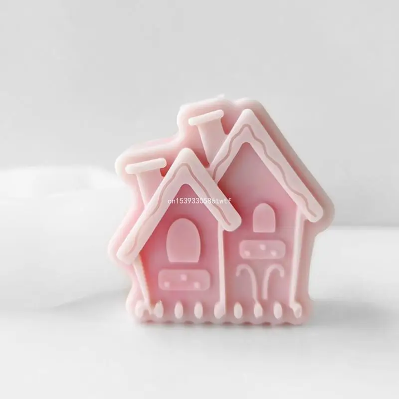 

3D Cartoon House Silicone Mold Making Tool DIY Moulds Ornaments Dropship