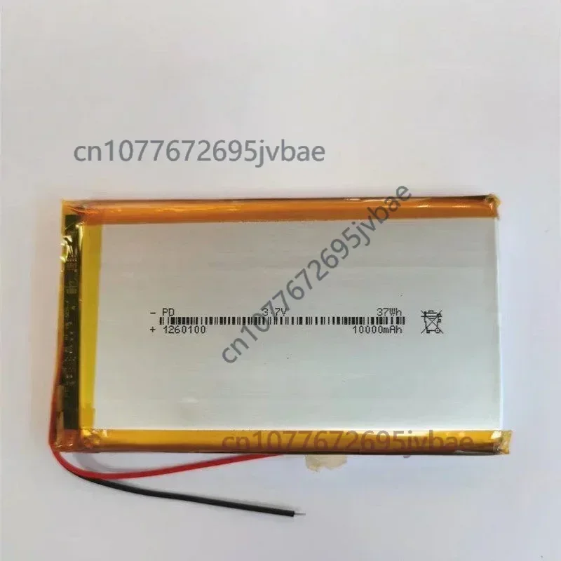 Good Qulity 3.7V,10000mAH 1260100 Polymer lithium ion / Li-ion battery for tablet pc BANK,GPS,mp3,mp4