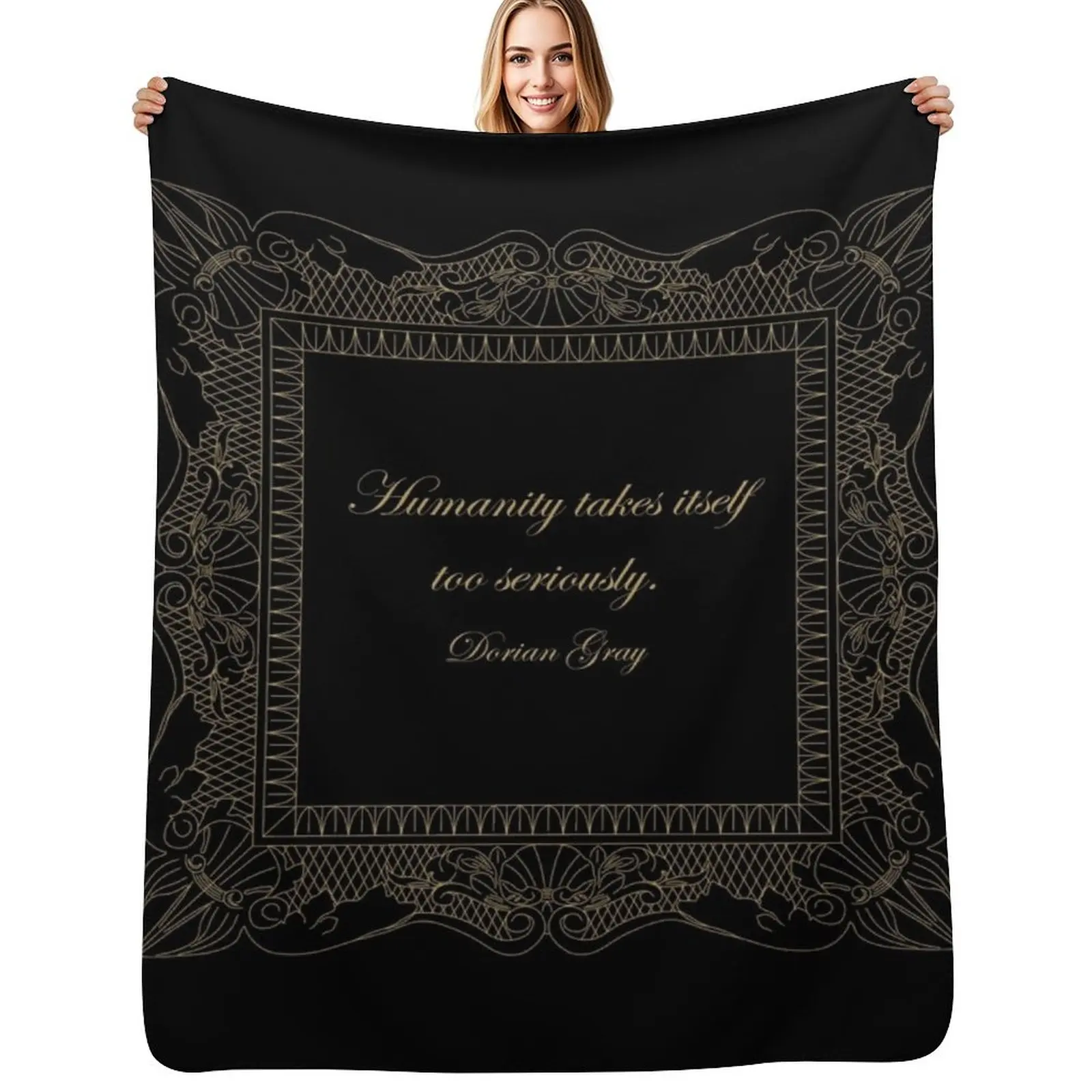 Humanity Throw Blanket Luxury Brand decorative Single Sofa Quilt funny gift Luxury Designer Blankets