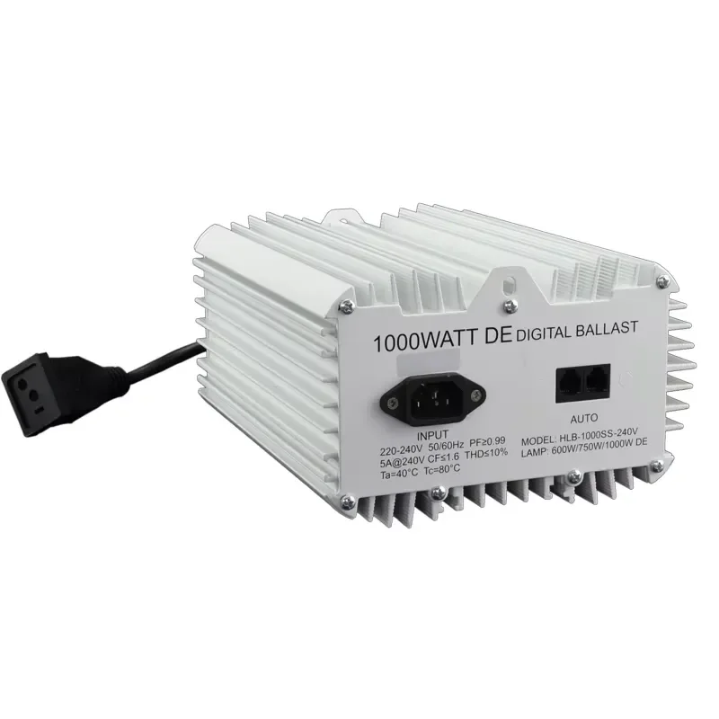 Perfect Performance Professional 1000W Digital Ballast 120-277V for DE HPS/CMH Grow Light 2000K Color Temp 3-Year Warranty