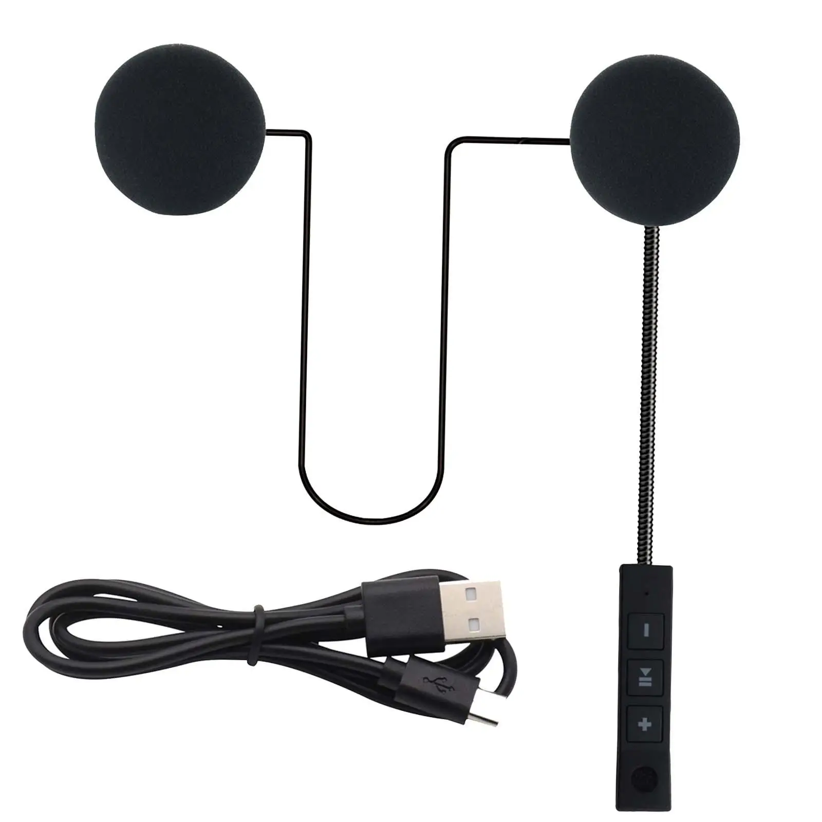 

Wireless Motorcycle Helmet Headset Music Player Large Battery Capacity Clear