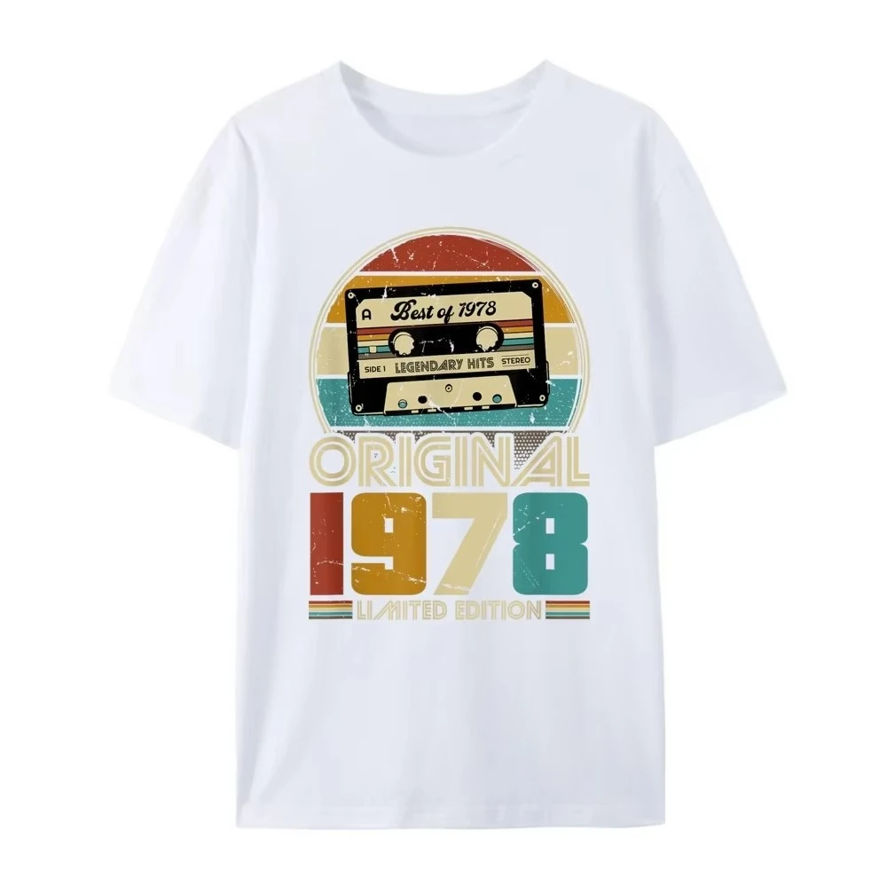 Limited Edition 1978 Tee, Vintage Cassette Tape Design, Original Retro Music Shirt, Gift for Music Nostalgia Lovers