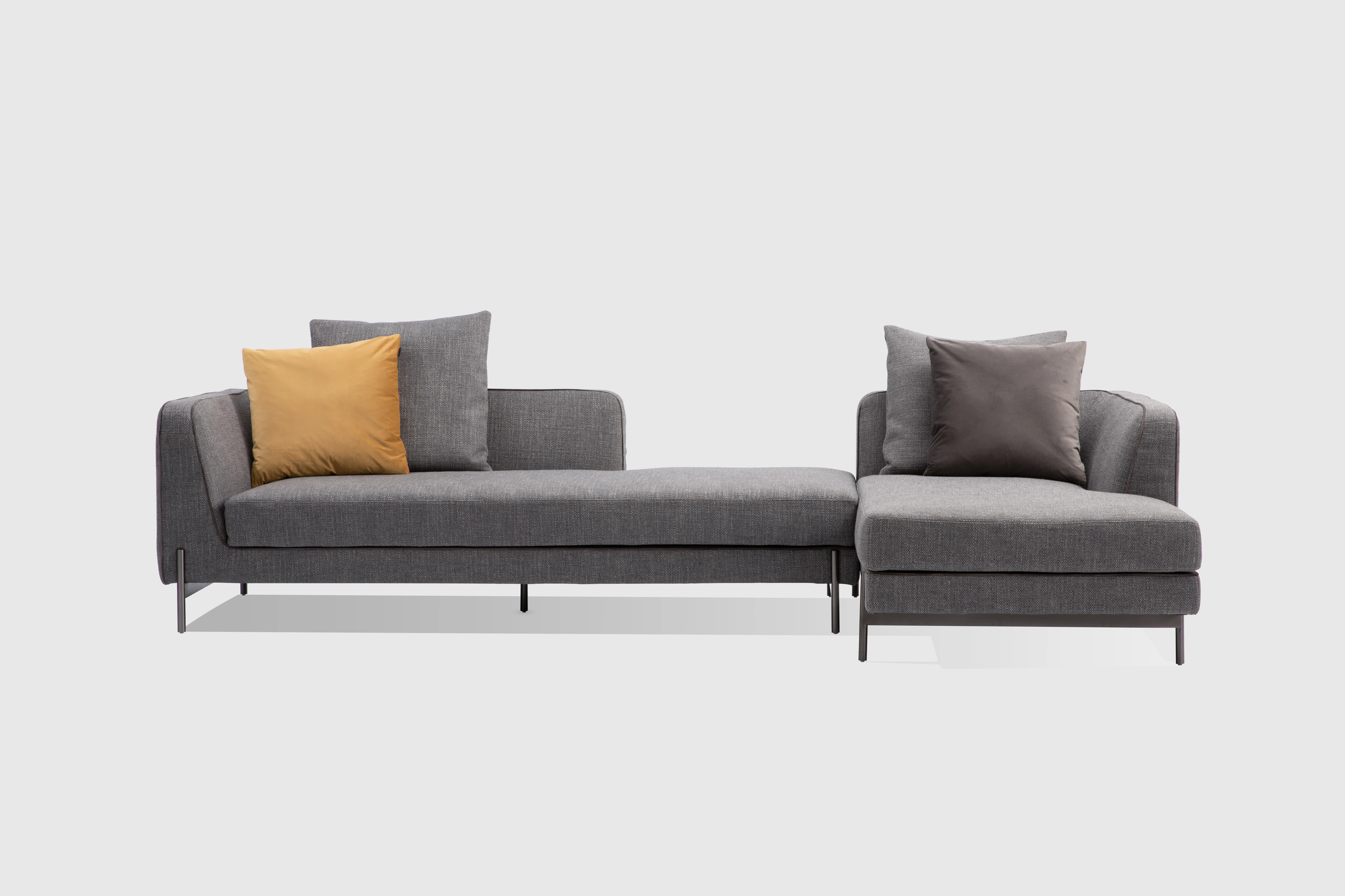 & Living room furniture high-end durable modern sofa leather sofa set