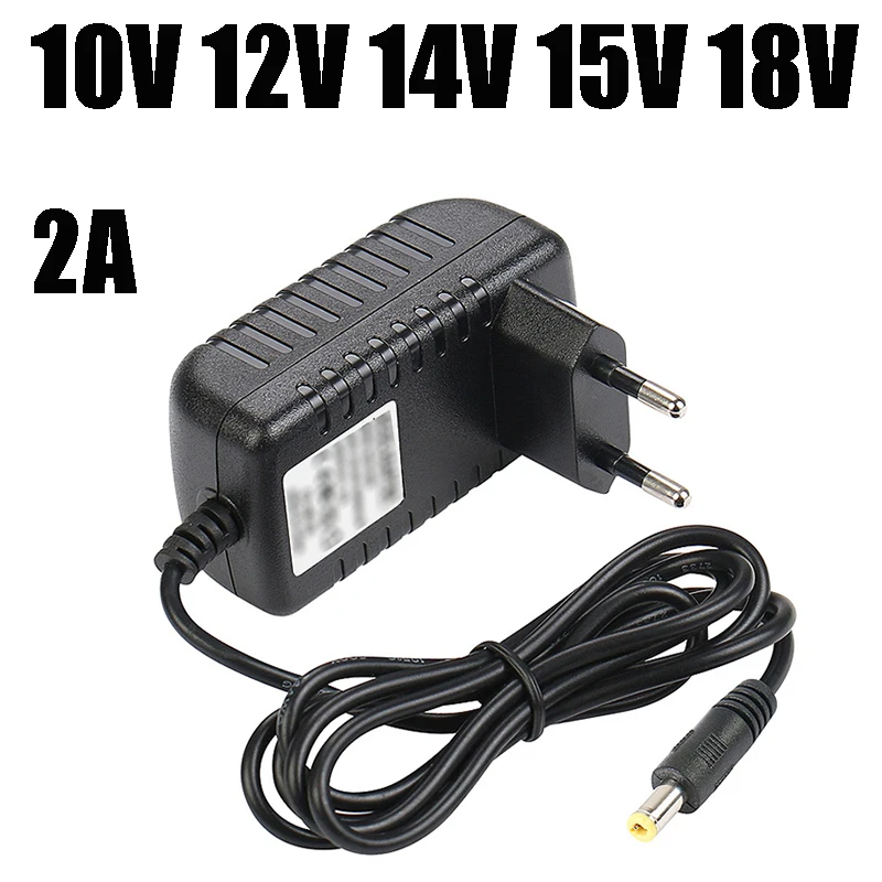 Power Supply 3V 5V 6V 9V 12V 14V 15V 18V 2A 2000mA AC DC Adapter Converter 5.5x2.1-2.5mm Charger For Monitor LED Light Strips