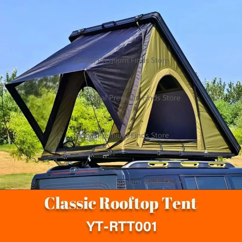 Hard Shell Aluminum Car Rooftop Tent | Lightweight Slimline Camping Tent