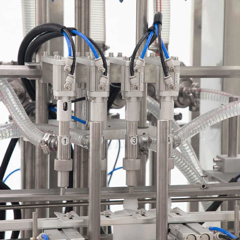 YL-L خط الإنتاج التلقائي زجاجة بلاستيكية مستديرة لصق صلصة مستحضرات التجميل كريم لصق ملء السد وآلة وضع العلامات