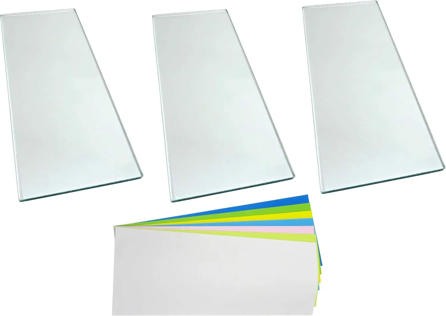 

5/16" Float Glass & Lapping Film Set for Sharpening Tools - 3 Sheets Glass + 7 Sheets Film