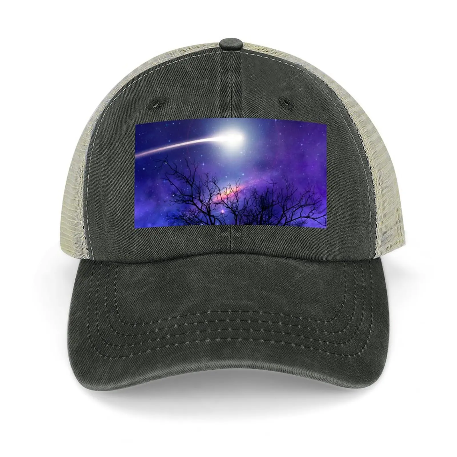 

Shooting Star Tree Baseball Cap Winter hat dad hat Beach Outing Female Men's