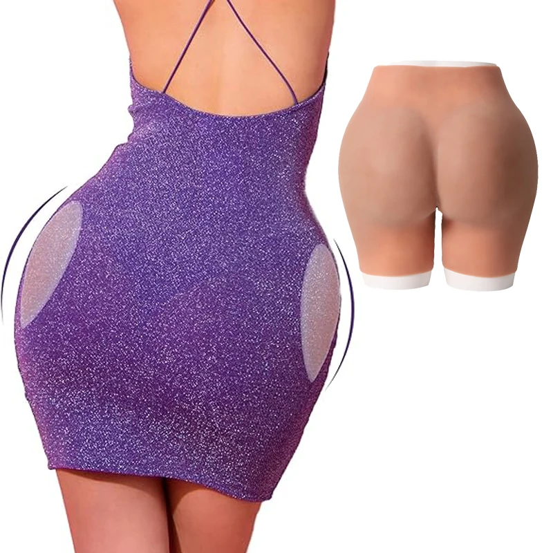 

2.6 cm Silicone Short Lifter Crotch Hip Sculpting Women's Plus Size Sculpting Leggings with Artificial Hips