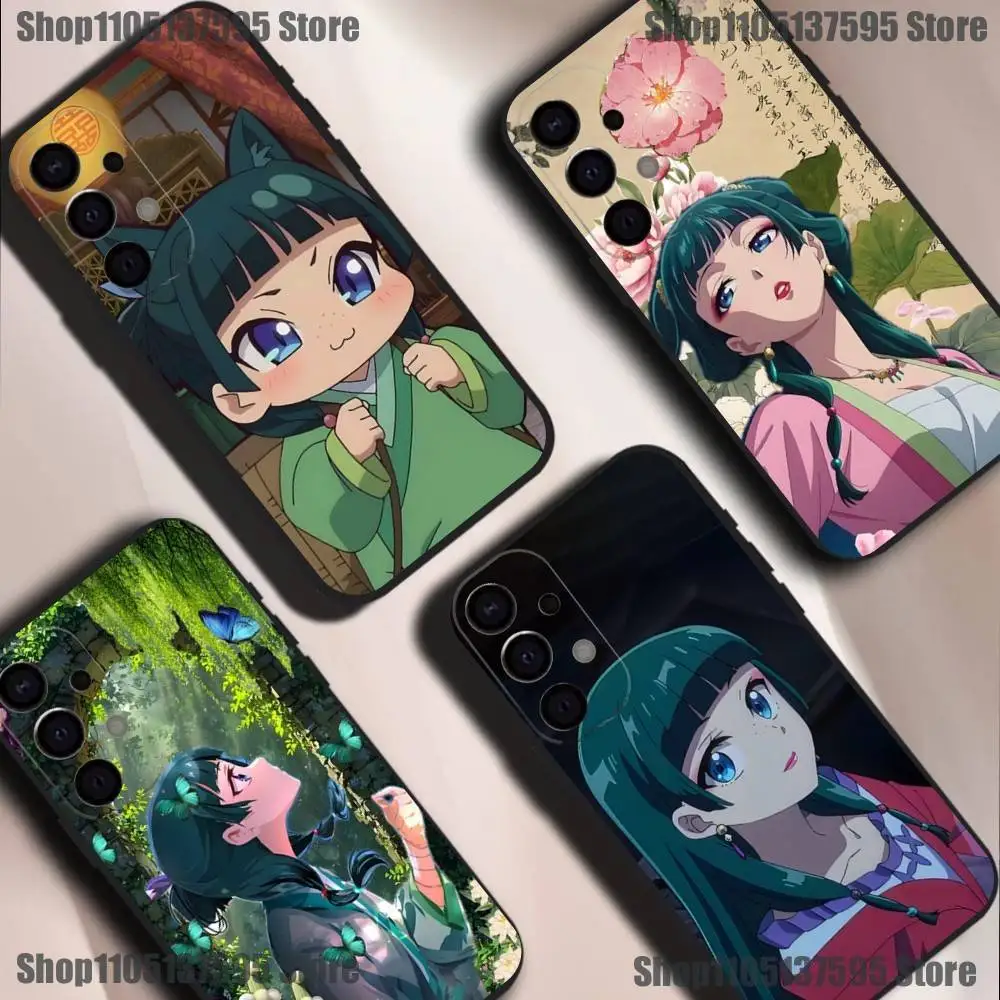 

A-Apothecary Cute Maomao Phone Case For Samsung S25,S24,S21,S22,S23,S30,Ultra,S20,Plus,Fe,Lite,5G Black Cover