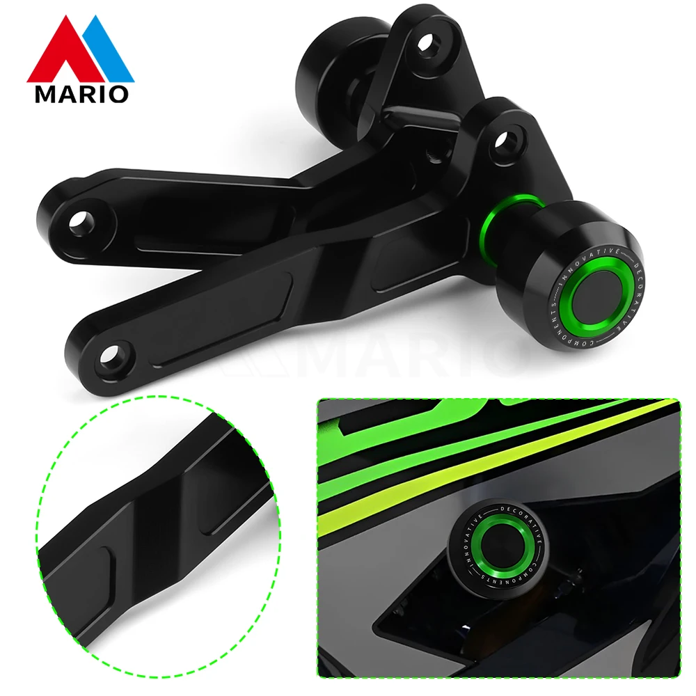 

Motorcycle Accessories Frame Slider Fairing Falling Protector Crash Guard For Kawasaki N inja Nin-ja 400 2018-2024 2023 2022