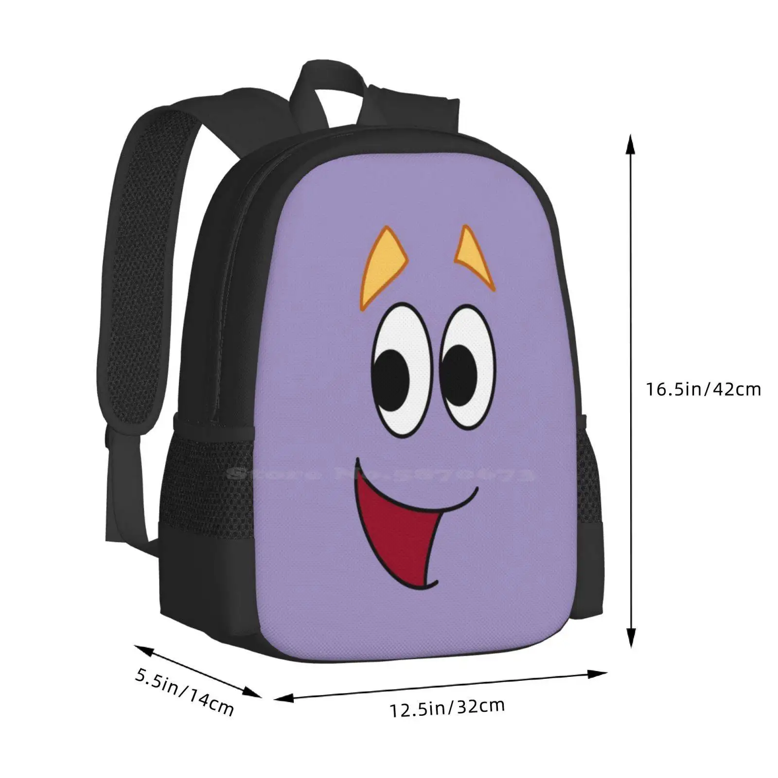 Dora The Backpack Hot Sale Schoolbag Backpack Fashion Bags Dora And The Boots The Explorer Cute Happy Face Smile Smilie Excited