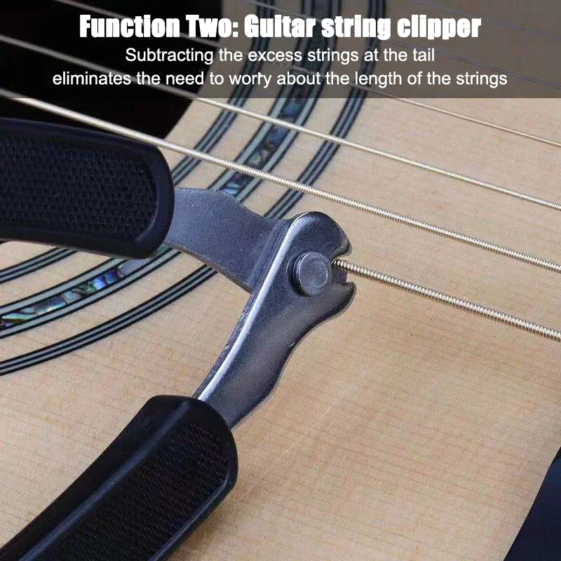 Multi Functional Guitar String Cutting Tool, String Curling Tool, String Changing Tool, Guitar Three In One String Curling Tool