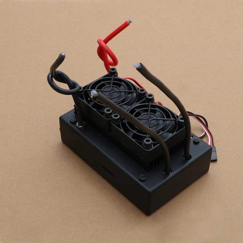 1 SZT. Dwukierunkowy regulator obrotów szczotkowy ESC 200A 12-33V do łodzi RC, moduł sterowania silnikiem 3S-7S