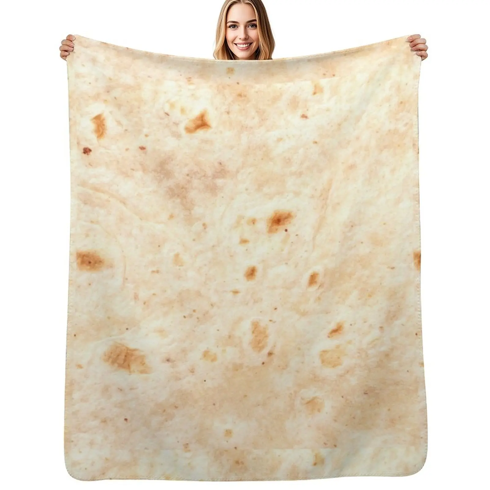 

Tortilla Time! Throw Blanket Cozy Napping Blanket Gift for Mom Dad