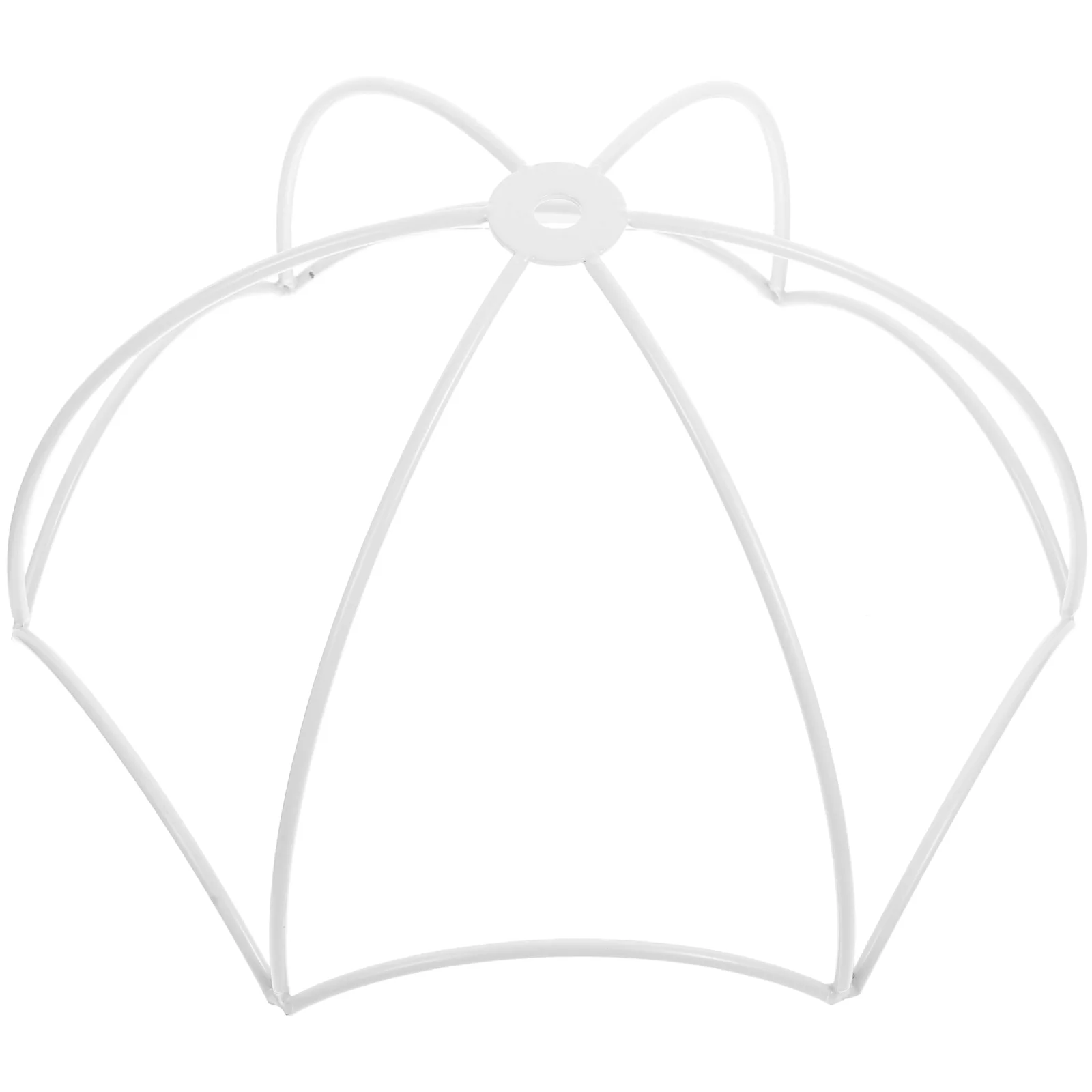 Anello per paralume in filo metallico Supporto per luce retrò fatto a mano Hardware Lampadario da tavolo fai-da-te (modello 21) Paralume con staffa per telaio