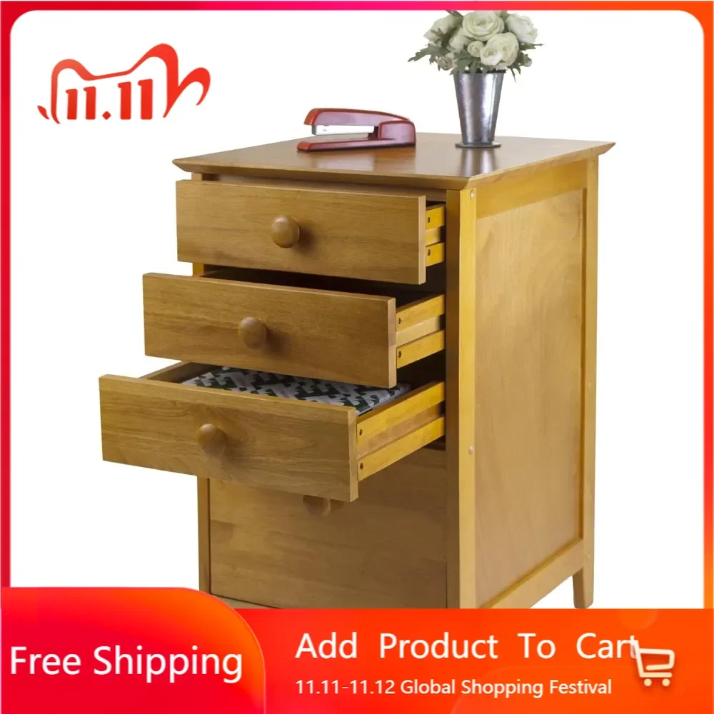 

studio file cabinet, honey