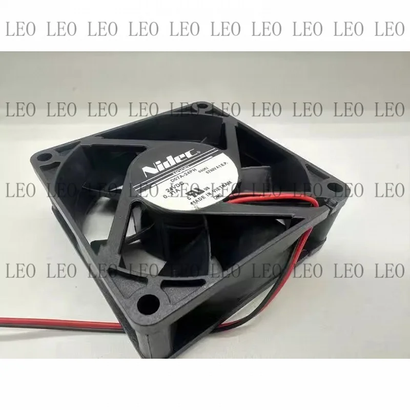 MY For NIDEC D07A-24PH 7025 DC24V 0.11A 7CM 2-Wire Inverter Cooling Fan
