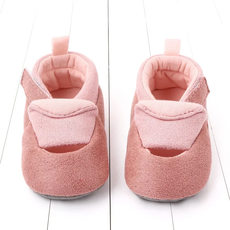 Cartoon Bowknot Baby Shoes Cute Newborn Boys Girls First Walkers Flats Soft Sole Non-slip Shoes Footwear Toddler Booties