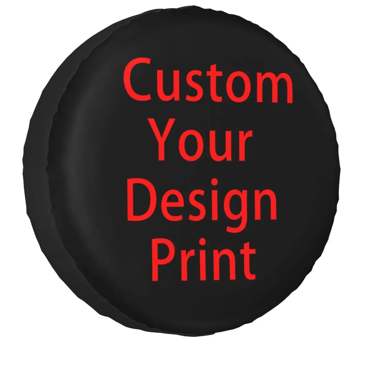 Custom Your Design Print Spare Tire Cover for Jeep SUV Customized Logo Printed Car Wheel Protector Covers 14