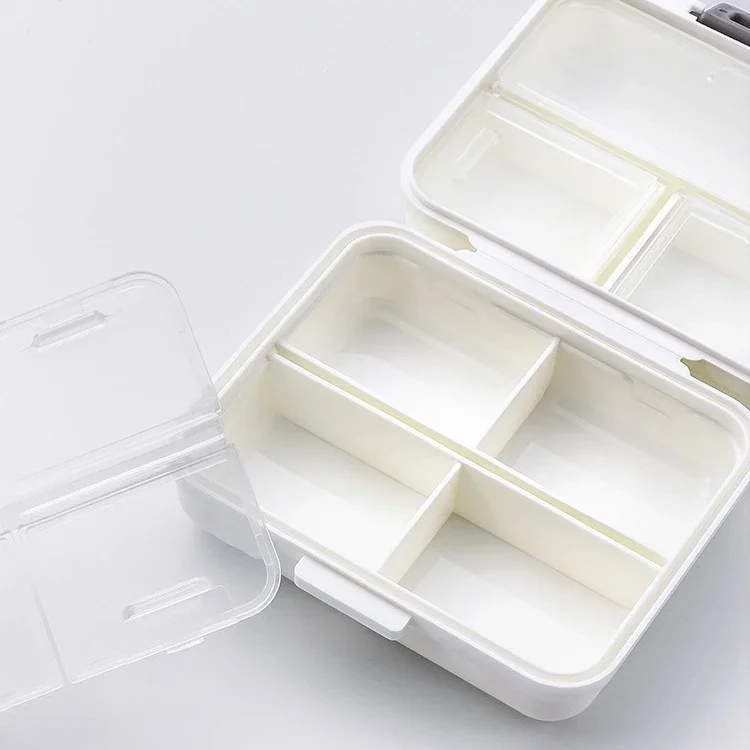 7 Grids Small Pill Cases Organizer Box Weekly Travel Pill Organizer Portable Pocket Pill Case Holder Plastic Box Pastillero