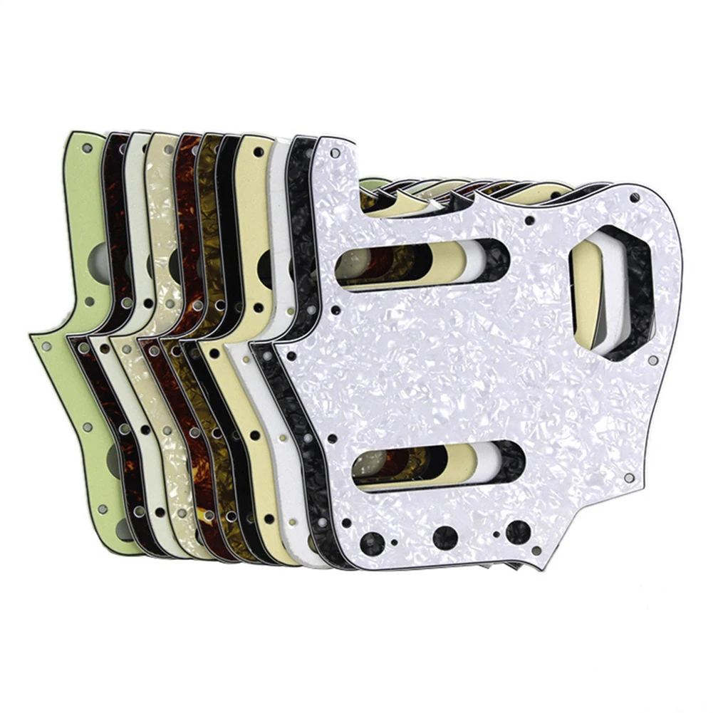 

Guitar Pickguard Scratch Plate 10 Holes For Electric Guitars Scratch Plate FD JA Style DIY Pickguard Musical Instrument