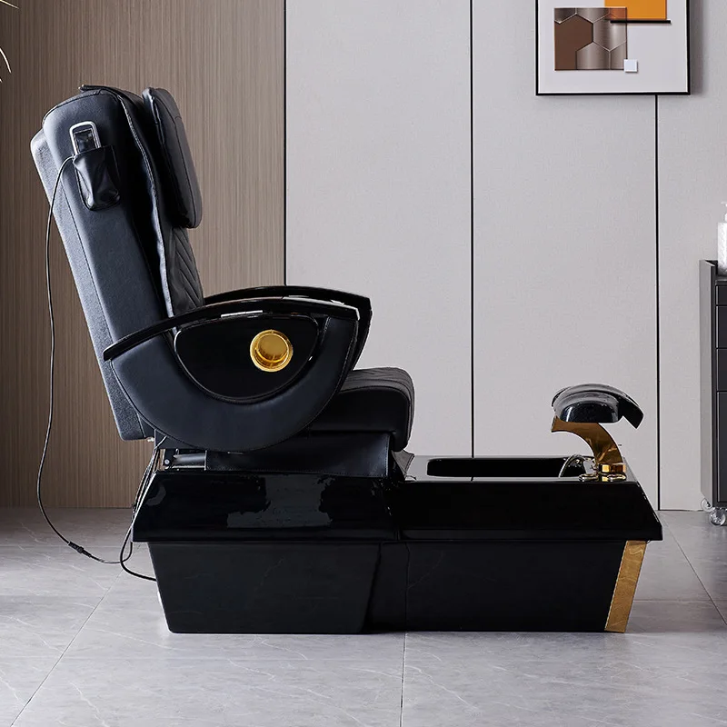 Sofa Seni Kuku Kursi Berbaring Pijat Kaki Elektrik Kursi Cuci Kaki Tato Alis Pijat Khusus Salon Kecantikan