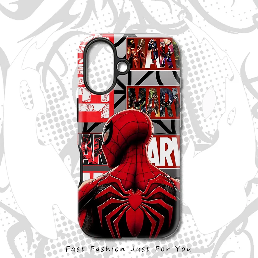 Cool SpiderMans Phone Case For Samsung Galaxy A56 A36 A26 S26 S25 S24 S23 S20FE Ultra Plus 4G 5G Luxury Double-layer Back Cover view 5