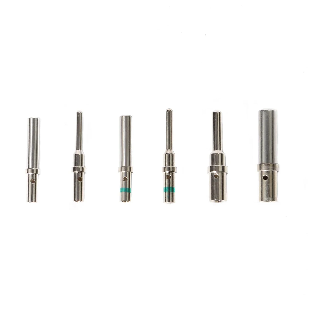 100Pcs Deutsch DT 2.54mm Series Female male Pin 203 204 215 209 201 202 Gold Plated Stainless Steel Crimp Solid Terminals