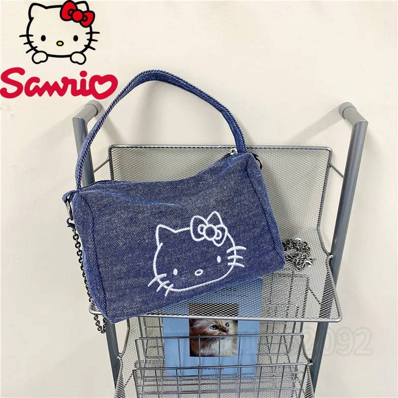  Hello Kitty New Women's Handbag Cartoon Cute Mini Women's Single Shoulder Crossbody Bag Fashion Trend Mini Women's Bag