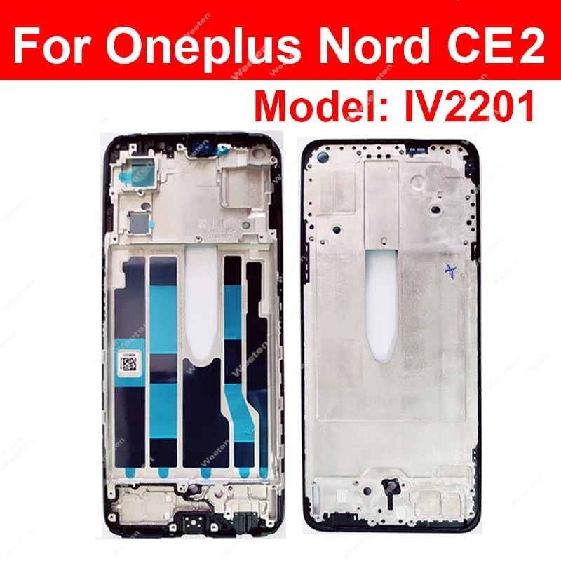 Für OnePlus 1+ Nord CE4 Lite Nord CE4 5G Nord CE3 Lite CE2 Lite CE2 Front LCD Rahmen Abdeckung vordere Gehäuse Fall Platte Ersatz