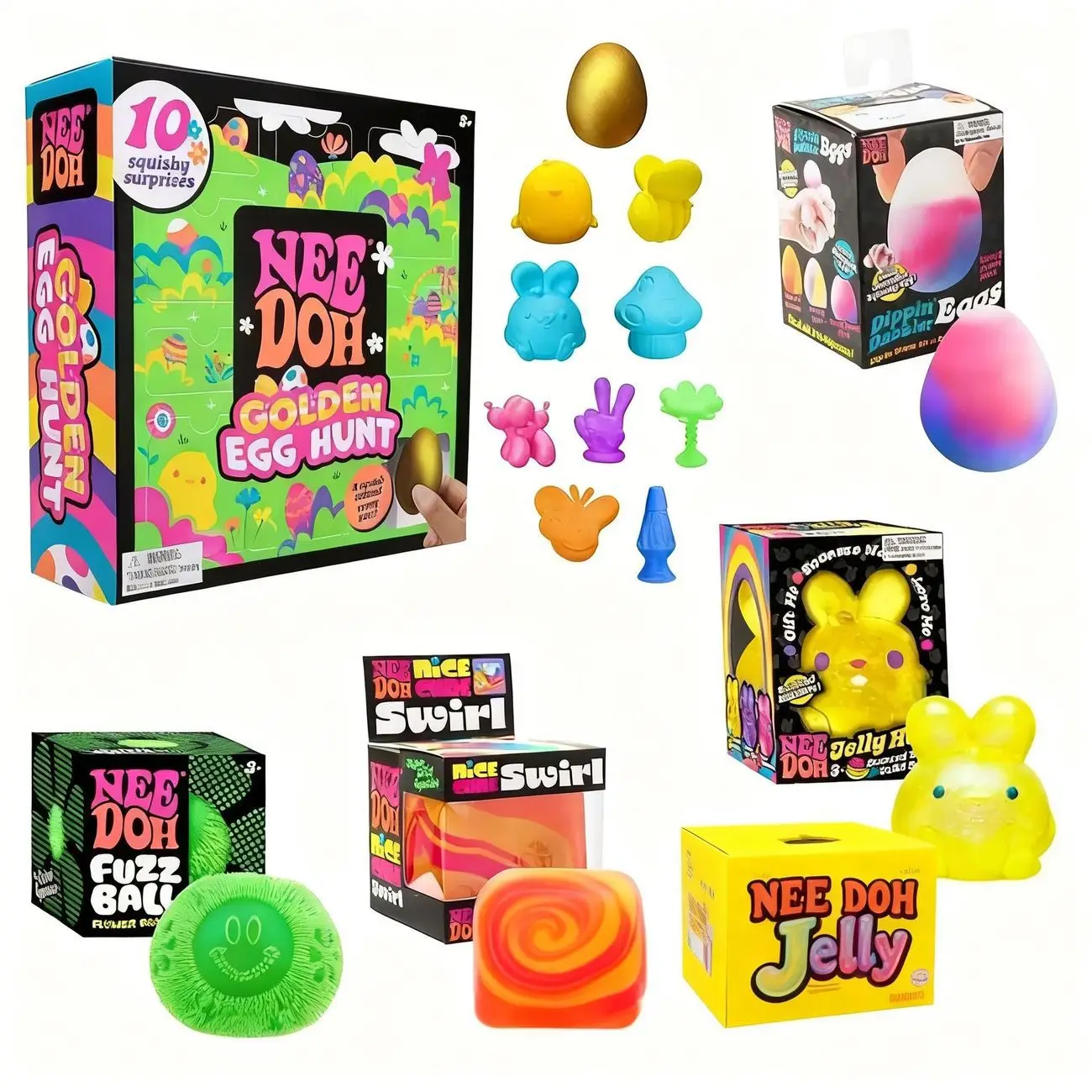 

Новая игрушка-антистресс «Золотое яйцо» 2026 года с мягким сюрпризом для снятия стресса, для детских пасхальных вечеринок