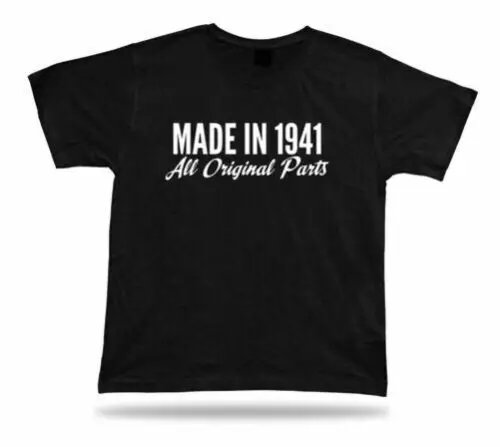 Imprimé T-Shirt Fabriqué En 1941 Anniversaire Cadeau Idée Cadeau Original