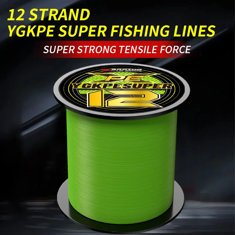 

500M 12-weave fishing PE line with a variety of strength options.,suitable for freshwater and seawater hunting and fishing