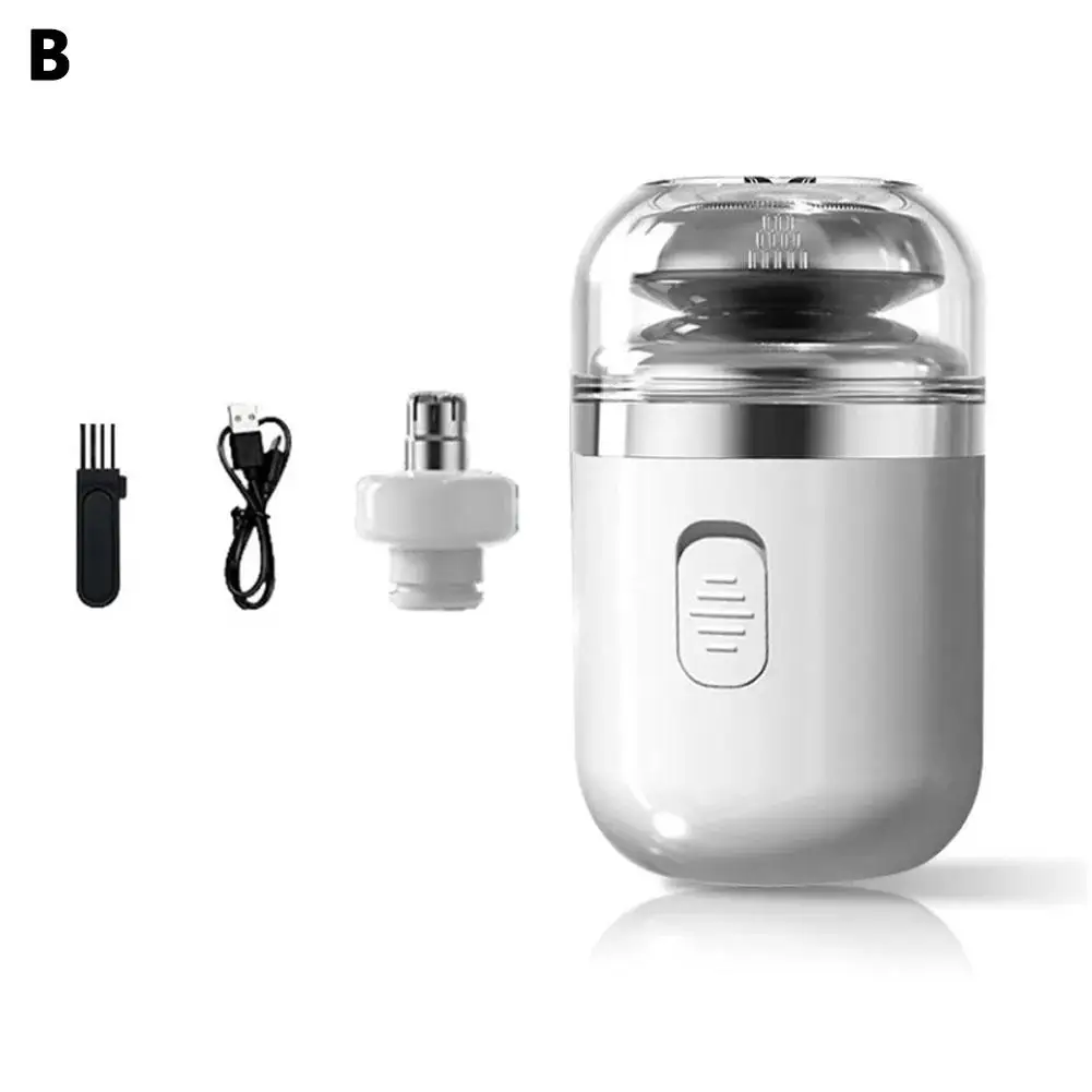 Mini Reizen Elektrisch Scheerapparaat Compact USB Capsule Reiziger Snel Krachtig Draagbaar Leven Ultra Scheermes Scheren Stille Macht Lang M0Y1