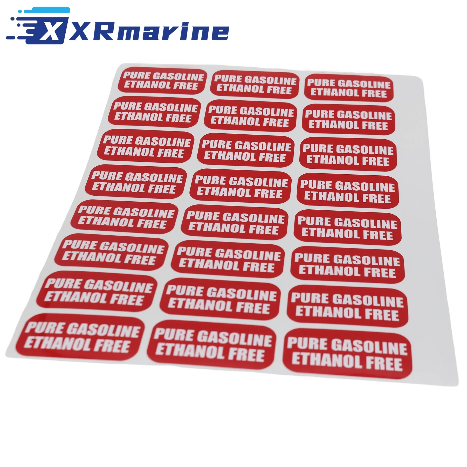 

Ethanol Free Sticker, No Ethanol Labels for Fuel Cans, Mowers, Boats (2x1 inch)