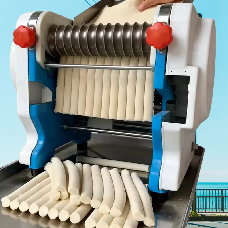 Small Dough Strips Cutter Chin Chin Flattened and Cutter Machine Cookies Maker square Dough Chinchin Cutting Machine for Home
