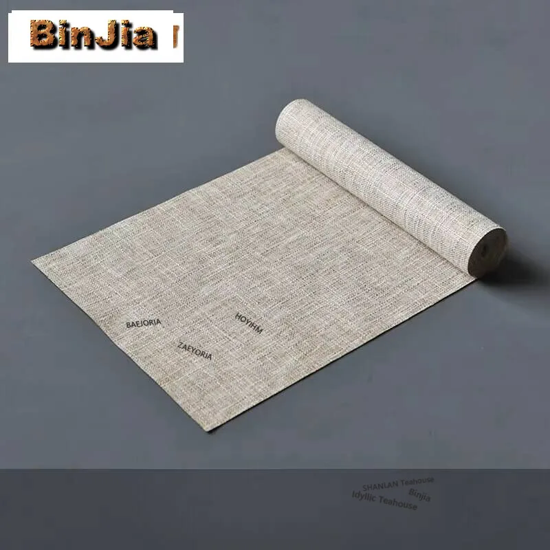 Handmade Cotton and Linen Tea Mat Flag Waterproof Tea Table Mats rag Vintage Drink Coaster Dinner Table Cloth Mat Cafes Crafts view 2