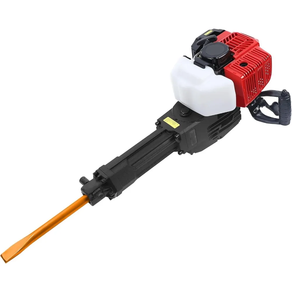 헤비 듀티 52CC 가스 철거 해머 2.5HP 1900W 콘크리트 파괴 및 중장비 건설 작업용