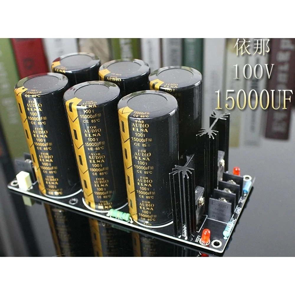 6 *15000UF 100V Capacitor Solder Type Schottky Rectifier Filter Power Supply Board