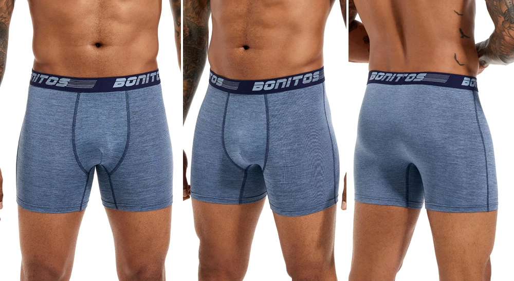 5 Stück Boxershorts Herren-Unterwäsche Atmungsaktive Boxershorts Polyester Unterhosen für Männer Hochwertige Herren-Trunks – Detail 14